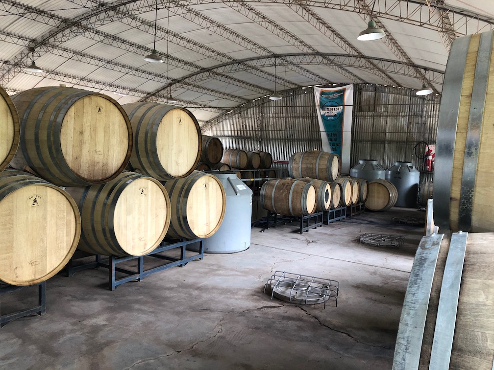 Inside Passionate Wine winery